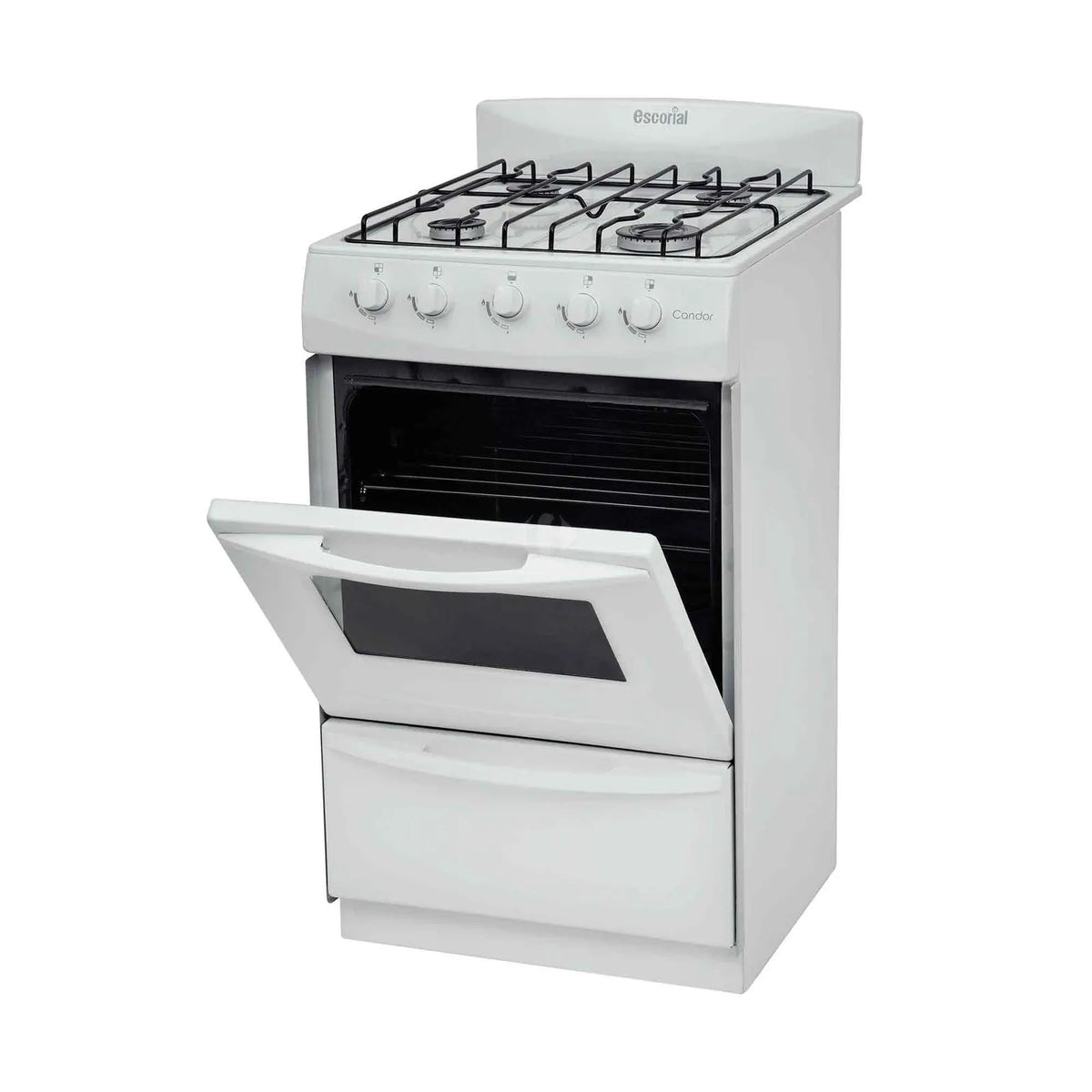 Cocina Escorial 51 cm CANDOR S2 GN blanco.