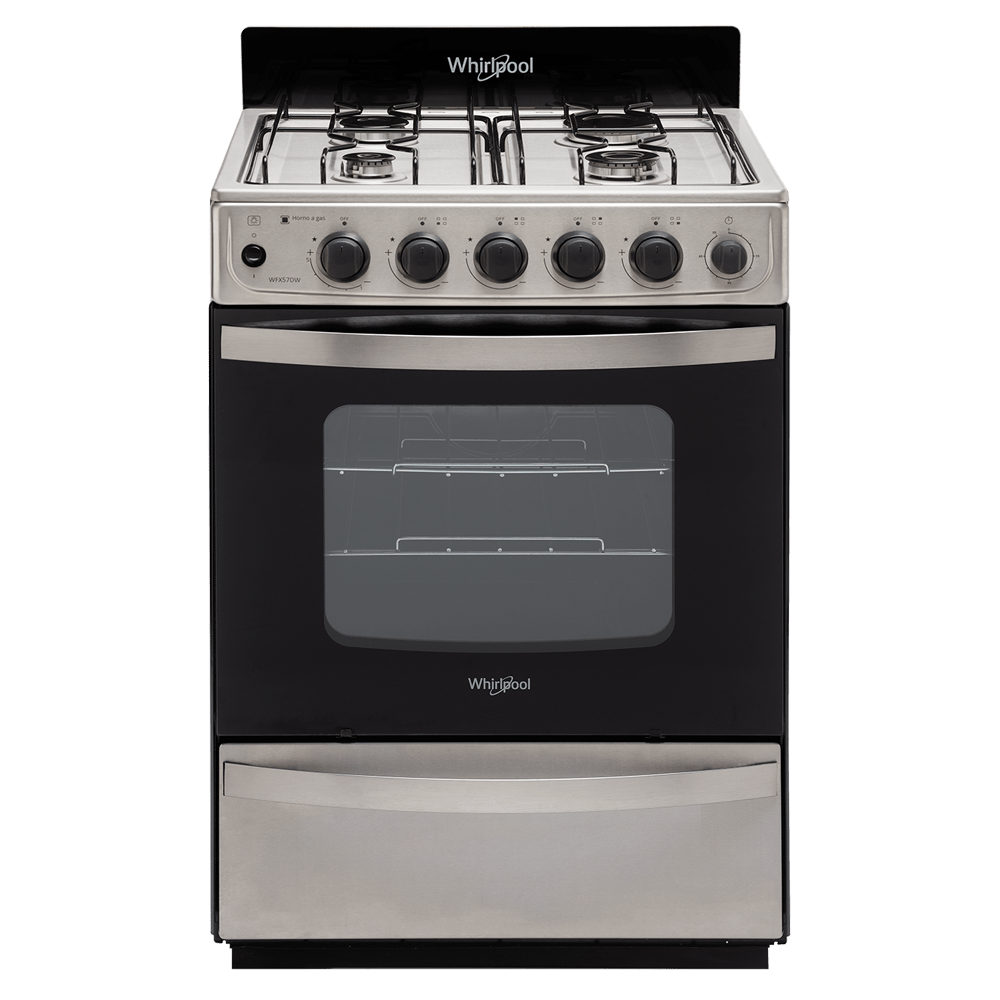 Cocina Whirlpool Multigas 56 cm Inox